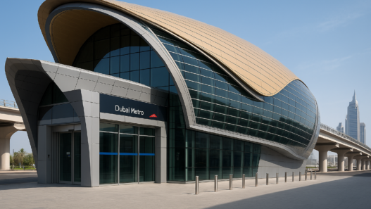 Dubai Metro Exterior 2025