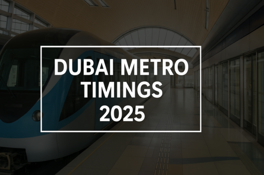 Dubai Metro Red Line and Green line stations map 2025