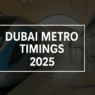 Dubai Metro Red Line and Green line stations map 2025