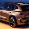 2026 Renault Grand Koleos SUV with bold LED headlights and sleek side profile parked in Dubai