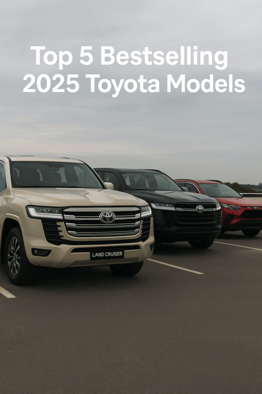 Top 5 Bestselling 2025 Toyota Models Lineup in the UAE
