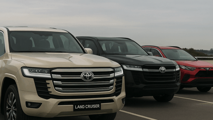 Top 5 Bestselling 2025 Toyota Models Lineup in the UAE