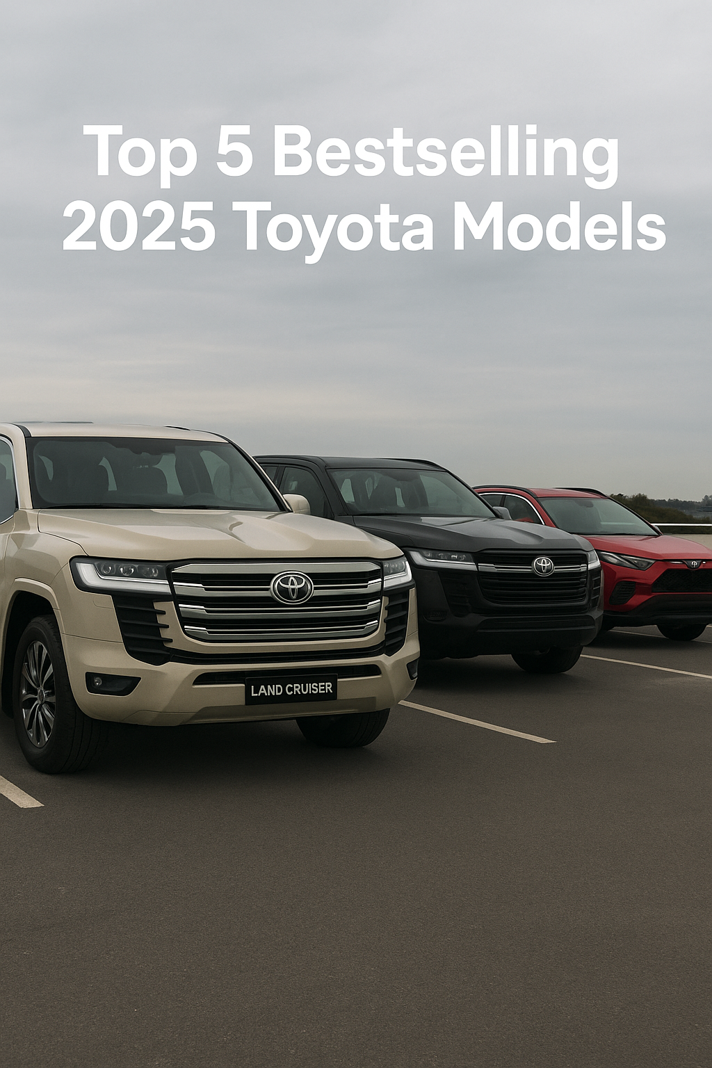 Top 5 Bestselling 2025 Toyota Models Lineup in the UAE