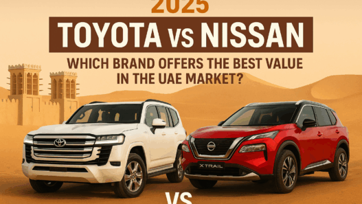 2025 Toyota vs Nissan comparison in UAE desert market